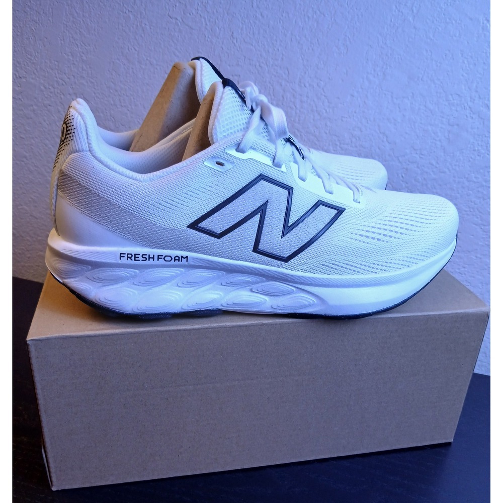 New Balance Fresh Foam 520 v9 White Black Running Shoes W520CW9 Womens 11